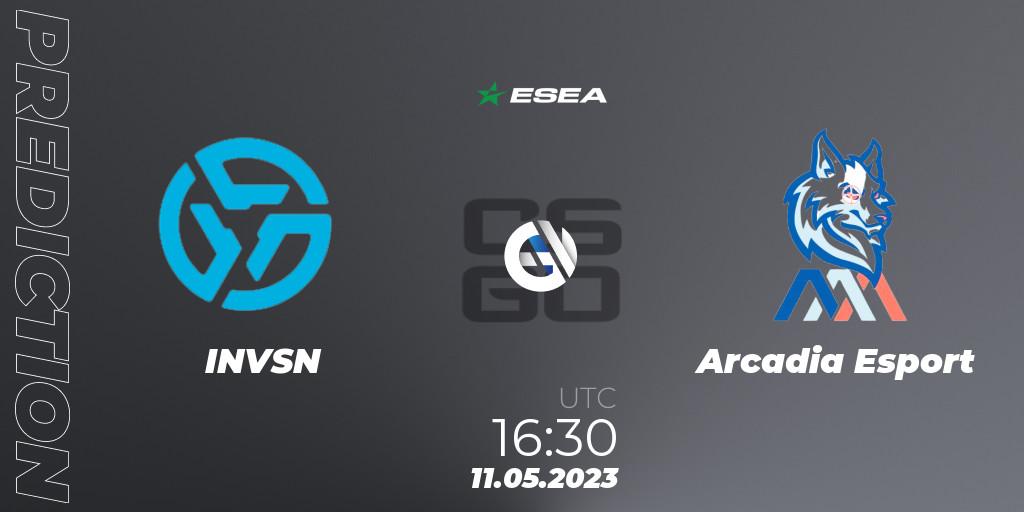 CS2 contre Arcadia Esport : prédiction de match. 11.05.2023 at 16:30. Counter-Strike (CS2), ESEA Season 45: Advanced Division - Europe