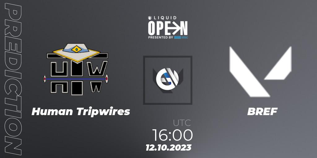 Human Tripwires contre BREF : prédiction de match. 12.10.23. VALORANT, Liquid Open 2023 - Europe