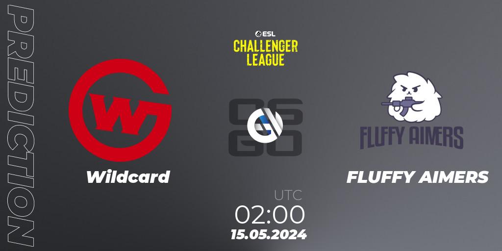 Wildcard contre FLUFFY AIMERS : prédiction de match. 15.05.2024 at 02:15. Counter-Strike (CS2), ESL Challenger League Season 47: North America