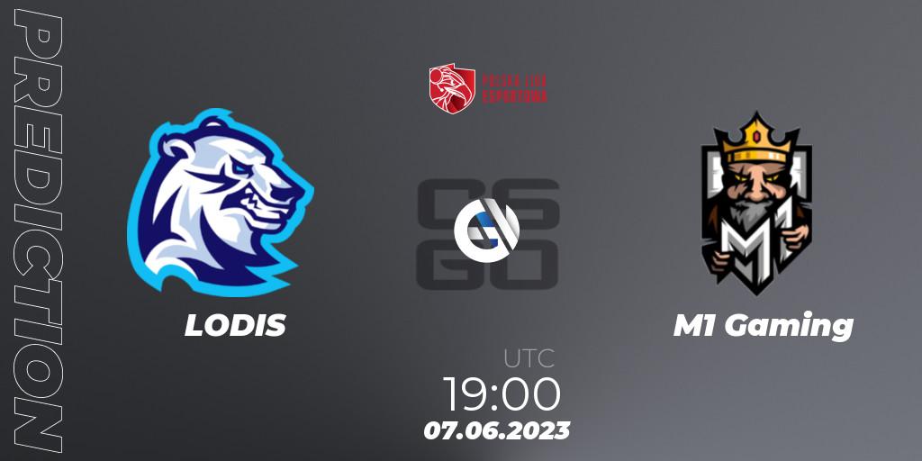 LODIS contre M1 Gaming : prédiction de match. 07.06.2023 at 19:00. Counter-Strike (CS2), Polish Esports League 2023 Split 2