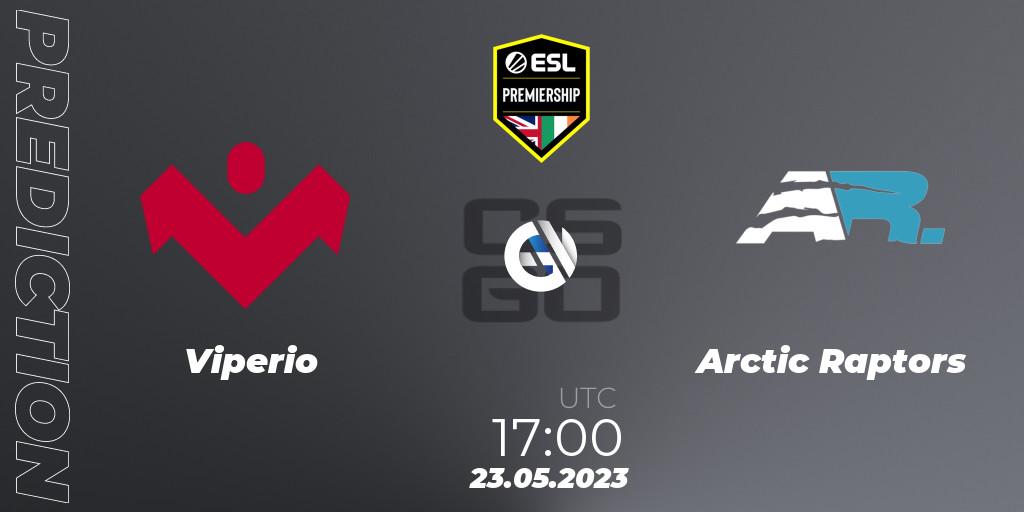 Viperio contre Arctic Raptors : prédiction de match. 23.05.2023 at 17:00. Counter-Strike (CS2), ESL Premiership Spring 2023