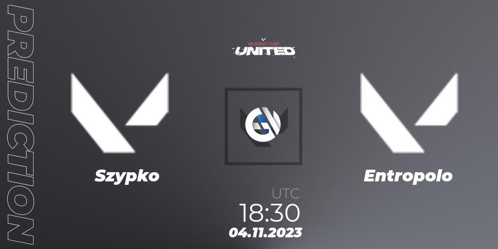 Szypko contre Entropolo : prédiction de match. 04.11.2023 at 18:25. VALORANT, VALORANT East: United: Season 2: Stage 3 - Finals