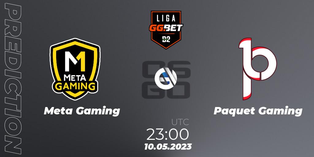 Meta Gaming Brasil contre Paquetá Gaming : prédiction de match. 10.05.2023 at 23:00. Counter-Strike (CS2), Dust2 Brasil Liga Season 1