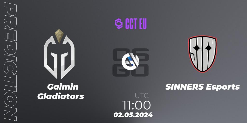 Gaimin Gladiators contre SINNERS Esports : prédiction de match. 02.05.24. CS2 (CS:GO), CCT Season 2 Europe Series 1