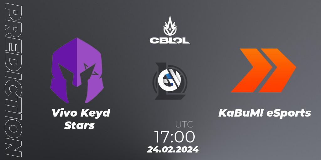 Vivo Keyd Stars contre KaBuM! eSports : prédiction de match. 24.02.24. LoL, CBLOL Split 1 2024 - Group Stage