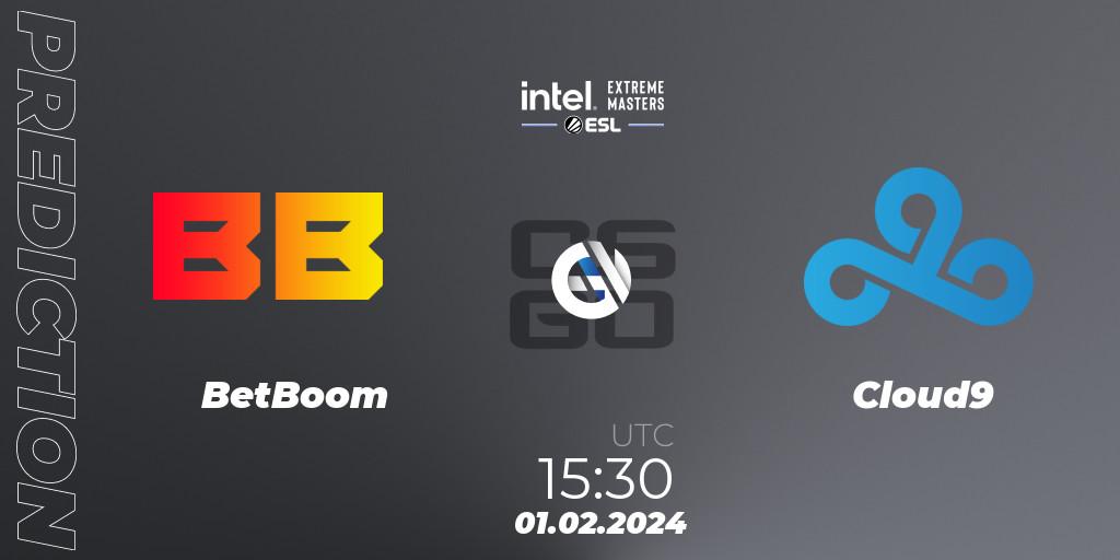 BetBoom contre Cloud9 : prédiction de match. 01.02.2024 at 15:30. Counter-Strike (CS2), IEM Katowice 2024 Play-in
