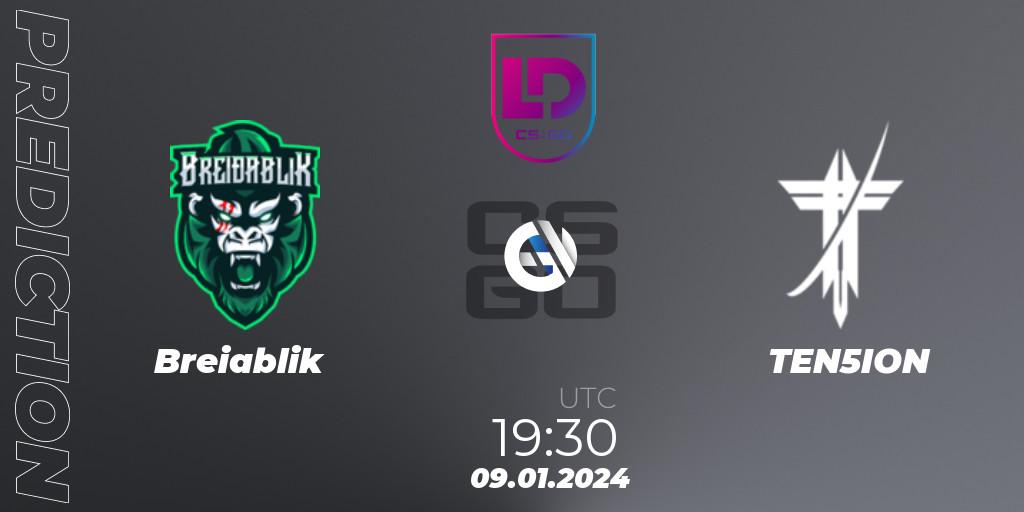 Breiðablik contre TEN5ION : prédiction de match. 09.01.24. CS2 (CS:GO), Icelandic Esports League Season 8: Regular Season