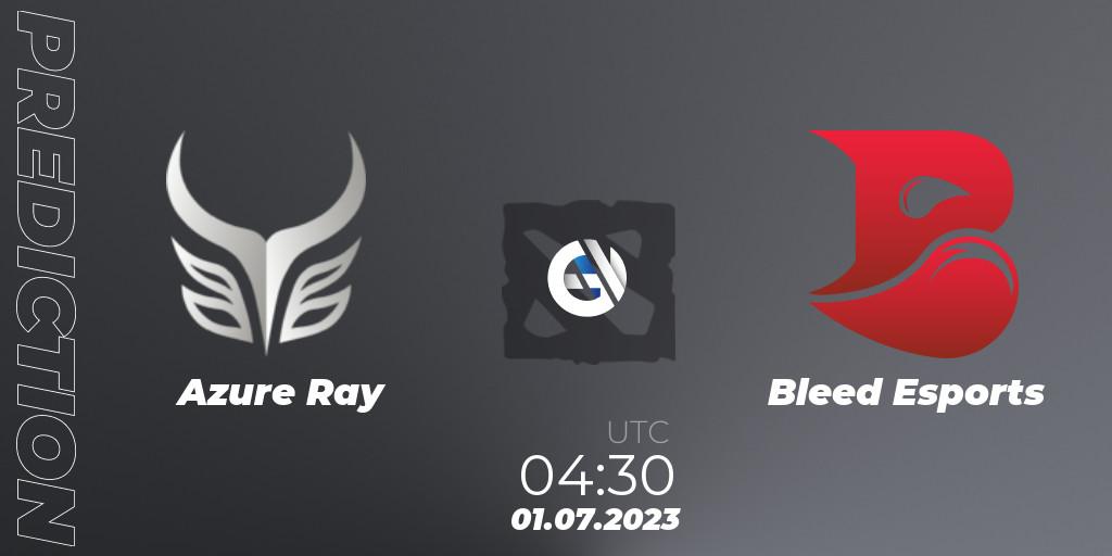 Azure Ray contre Bleed Esports : prédiction de match. 01.07.2023 at 04:32. Dota 2, Bali Major 2023 - Group Stage