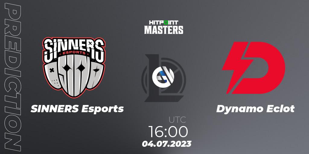 SINNERS Esports contre Dynamo Eclot : prédiction de match. 04.07.23. LoL, Hitpoint Masters Summer 2023 - Group Stage
