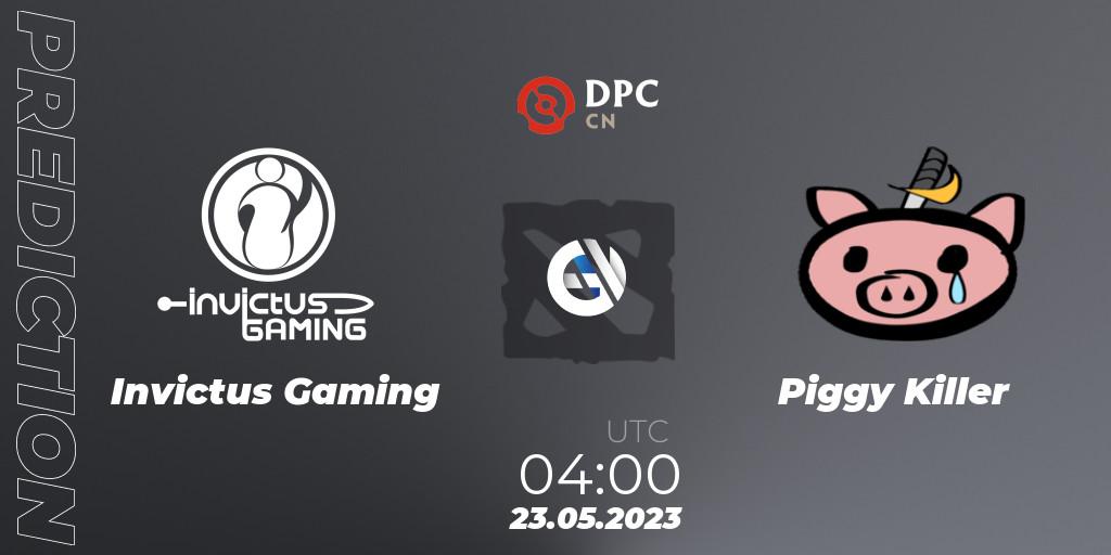 Invictus Gaming contre Piggy Killer : prédiction de match. 23.05.23. Dota 2, DPC 2023 Tour 3: CN Division I (Upper)