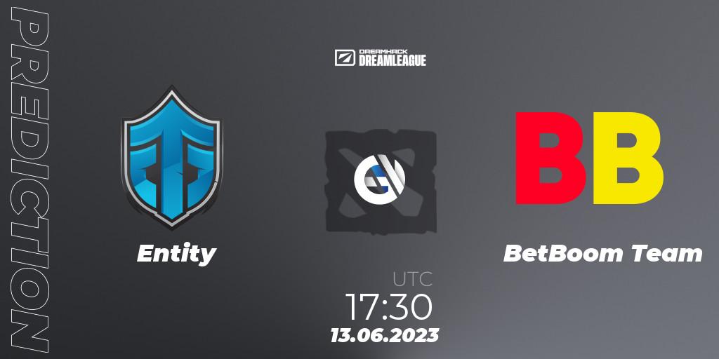 Entity contre BetBoom Team : prédiction de match. 13.06.23. Dota 2, DreamLeague Season 20 - Group Stage 1