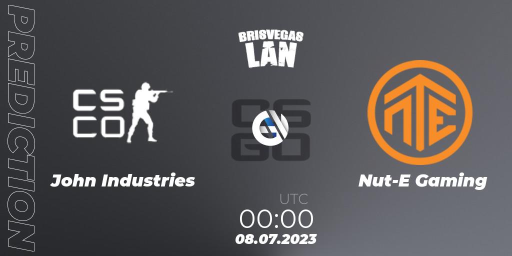 John Industries contre Nut-E Gaming : prédiction de match. 08.07.2023 at 00:00. Counter-Strike (CS2), BrisVegas Winter 2023