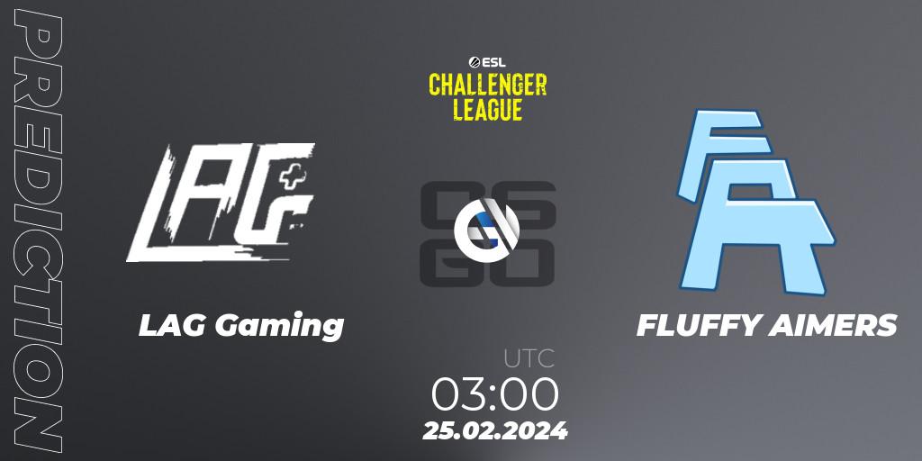 LAG Gaming contre FLUFFY AIMERS : prédiction de match. 08.03.24. CS2 (CS:GO), ESL Challenger League Season 47: North America