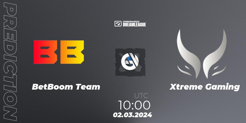 BetBoom Team contre Xtreme Gaming : prédiction de match. 02.03.24. Dota 2, DreamLeague Season 22