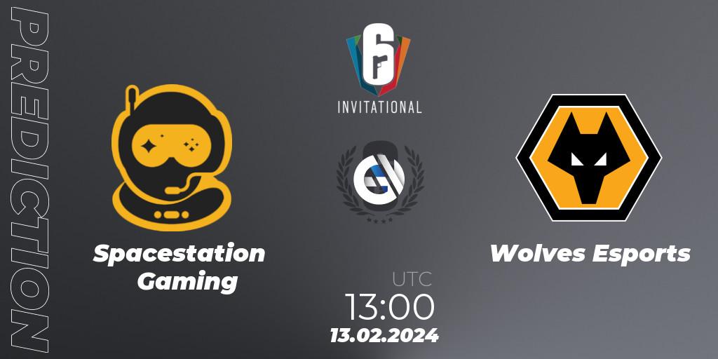Spacestation Gaming contre Wolves Esports : prédiction de match. 13.02.24. Rainbow Six, Six Invitational 2024 - Group Stage
