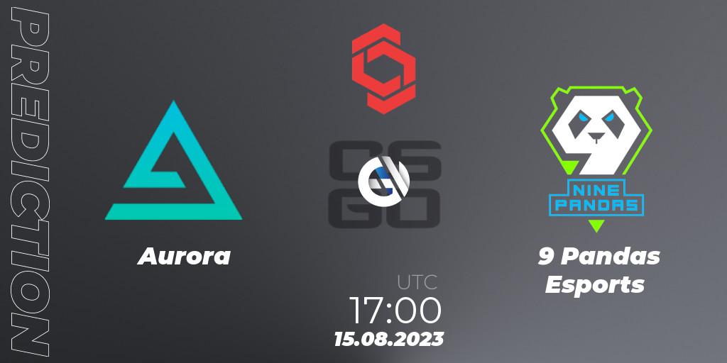 Aurora contre 9 Pandas Esports : prédiction de match. 15.08.2023 at 17:20. Counter-Strike (CS2), CCT Central Europe Series #7