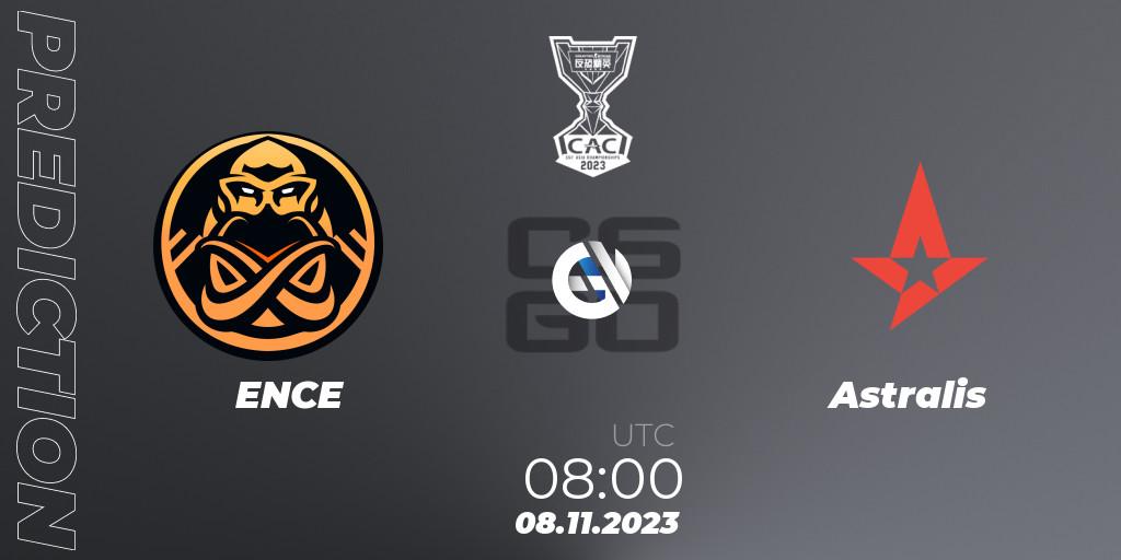 ENCE contre Astralis : prédiction de match. 08.11.23. CS2 (CS:GO), CS Asia Championships 2023