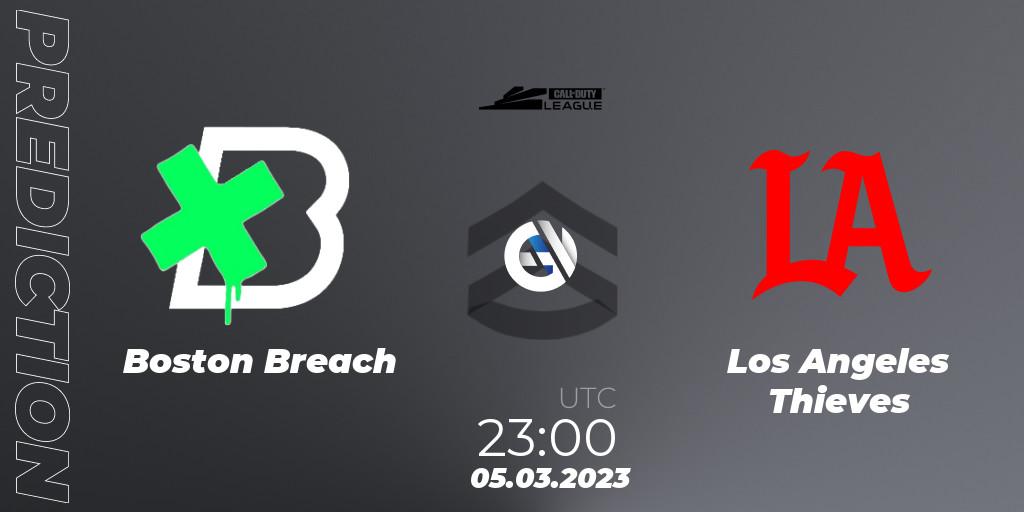 Boston Breach contre Los Angeles Thieves : prédiction de match. 05.03.2023 at 23:00. Call of Duty, Call of Duty League 2023: Stage 3 Major Qualifiers
