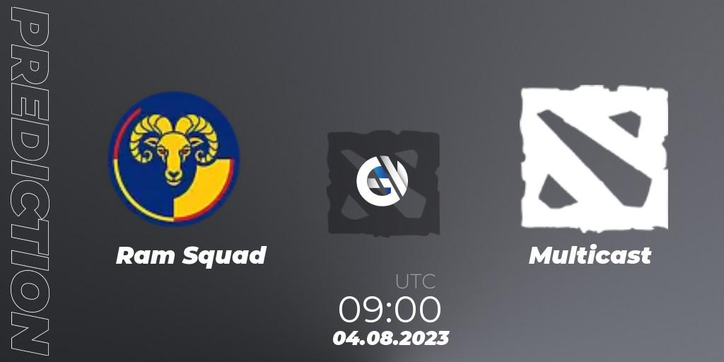 Ram Squad contre Multicast : prédiction de match. 04.08.2023 at 09:06. Dota 2, European Pro League Season 11