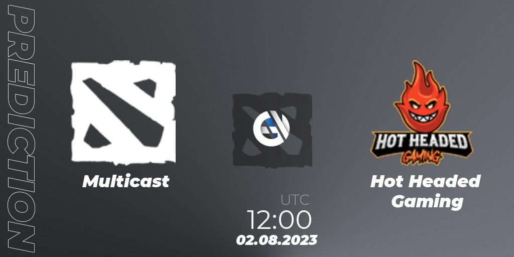 Multicast contre Hot Headed Gaming : prédiction de match. 02.08.2023 at 13:29. Dota 2, European Pro League Season 11