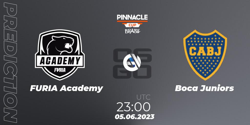 FURIA Academy contre Boca Juniors : prédiction de match. 05.06.23. CS2 (CS:GO), Pinnacle Brazil Cup 1