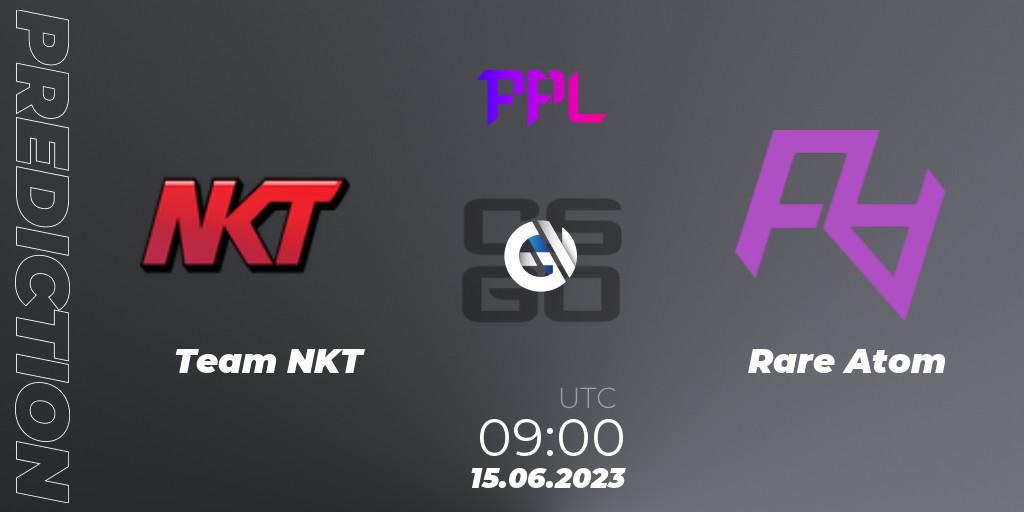 Team NKT contre Rare Atom : prédiction de match. 15.06.23. CS2 (CS:GO), Perfect World Arena Premier League Season 4
