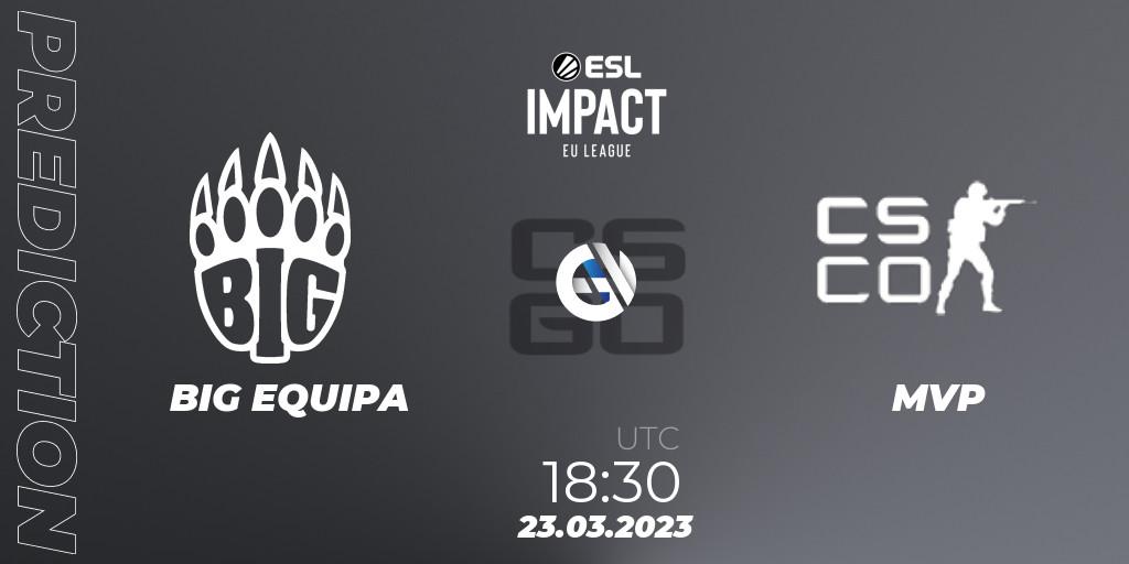 BIG EQUIPA contre Spirit fe : prédiction de match. 23.03.23. CS2 (CS:GO), ESL Impact League Season 3: European Division