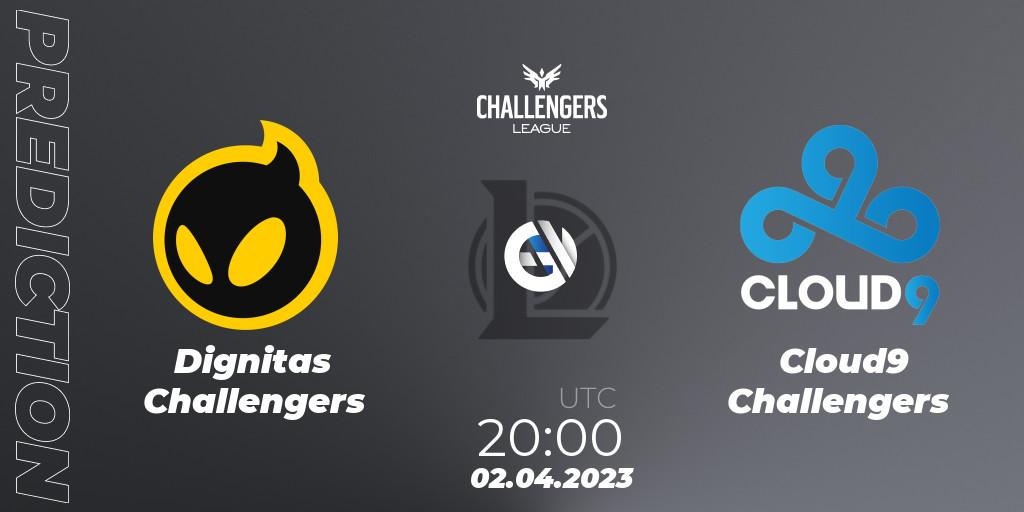 Dignitas Challengers contre Cloud9 Challengers : prédiction de match. 02.04.23. LoL, NACL 2023 Spring - Playoffs