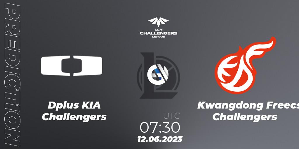 Dplus KIA Challengers contre Kwangdong Freecs Challengers : prédiction de match. 12.06.23. LoL, LCK Challengers League 2023 Summer - Group Stage