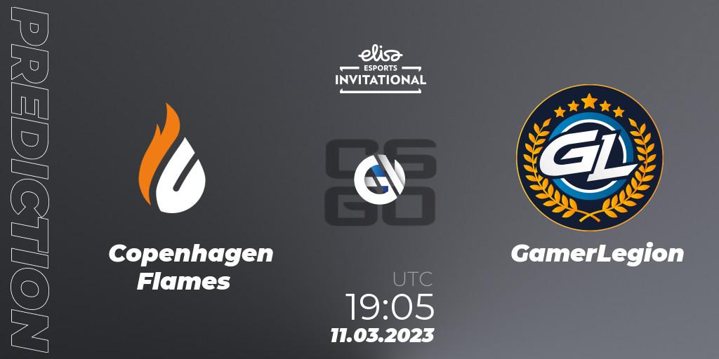 Copenhagen Flames contre GamerLegion : prédiction de match. 11.03.23. CS2 (CS:GO), Elisa Invitational Winter 2023