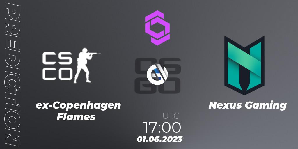 ex-Copenhagen Flames contre Nexus Gaming : prédiction de match. 01.06.23. CS2 (CS:GO), CCT West Europe Series 4