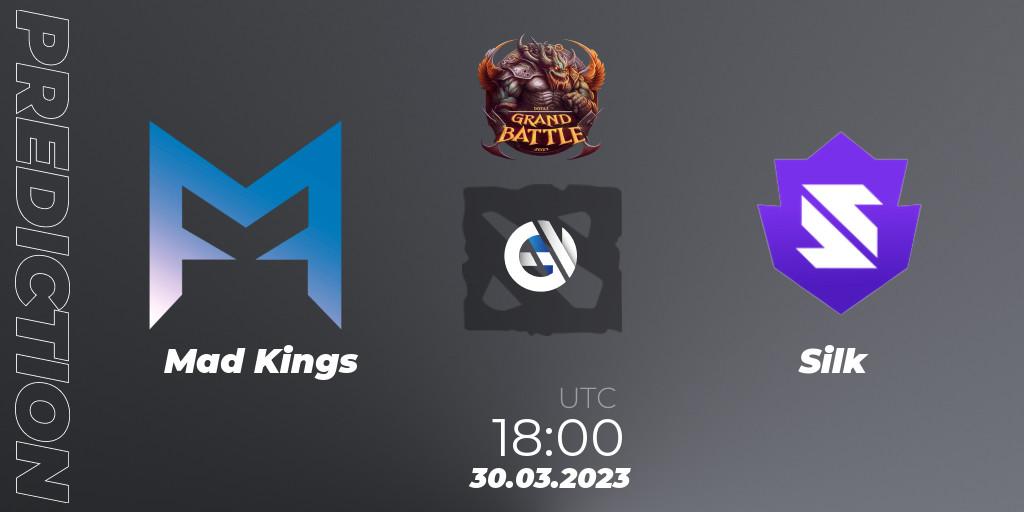 Mad Kings contre Silk : prédiction de match. 30.03.23. Dota 2, Grand Battle