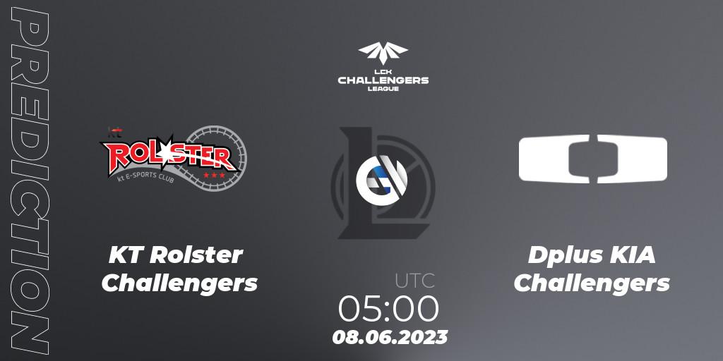 KT Rolster Challengers contre Dplus KIA Challengers : prédiction de match. 08.06.23. LoL, LCK Challengers League 2023 Summer - Group Stage
