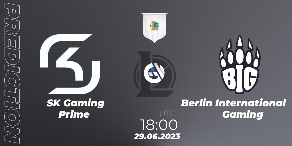 SK Gaming Prime contre Berlin International Gaming : prédiction de match. 29.06.23. LoL, Prime League Summer 2023 - Group Stage
