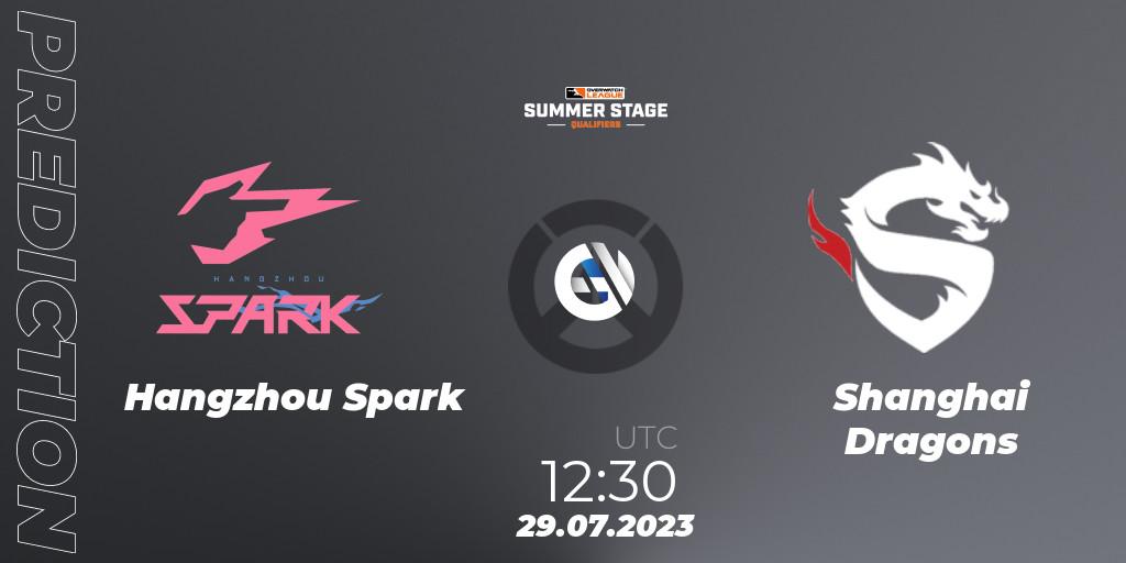 Hangzhou Spark contre Shanghai Dragons : prédiction de match. 29.07.23. Overwatch, Overwatch League 2023 - Summer Stage Qualifiers