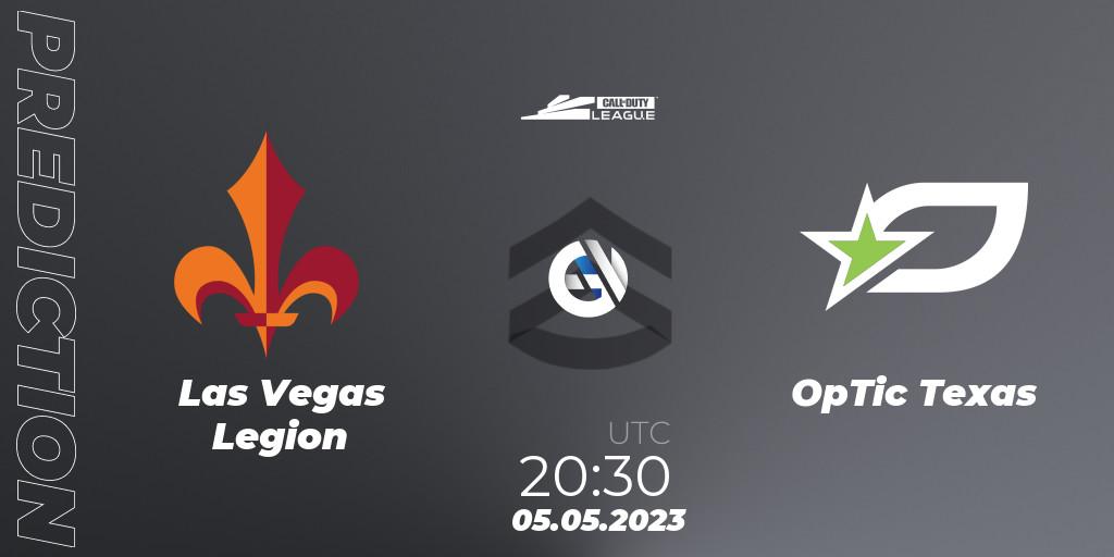 Las Vegas Legion contre OpTic Texas : prédiction de match. 05.05.23. Call of Duty, Call of Duty League 2023: Stage 5 Major Qualifiers