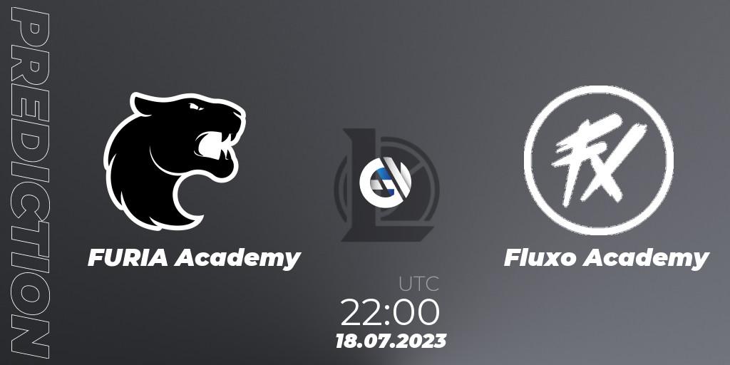 FURIA Academy contre Fluxo Academy : prédiction de match. 18.07.23. LoL, CBLOL Academy Split 2 2023 - Group Stage