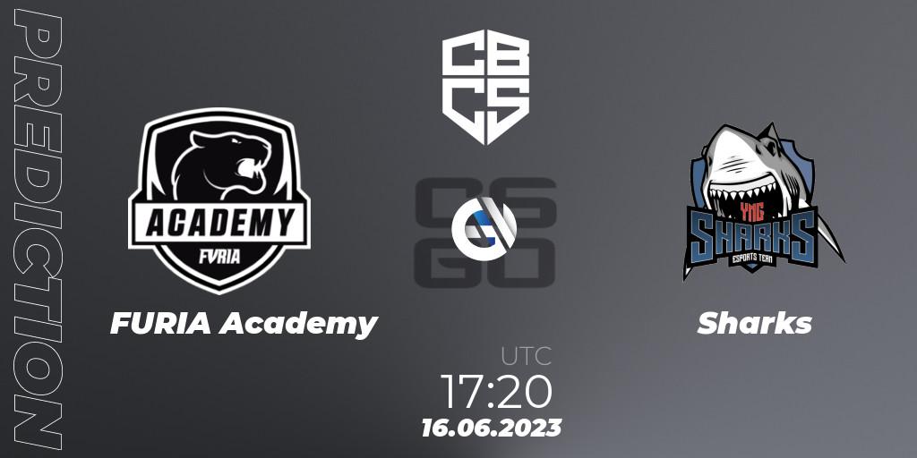FURIA Academy contre Sharks : prédiction de match. 16.06.23. CS2 (CS:GO), CBCS 2023 Season 1