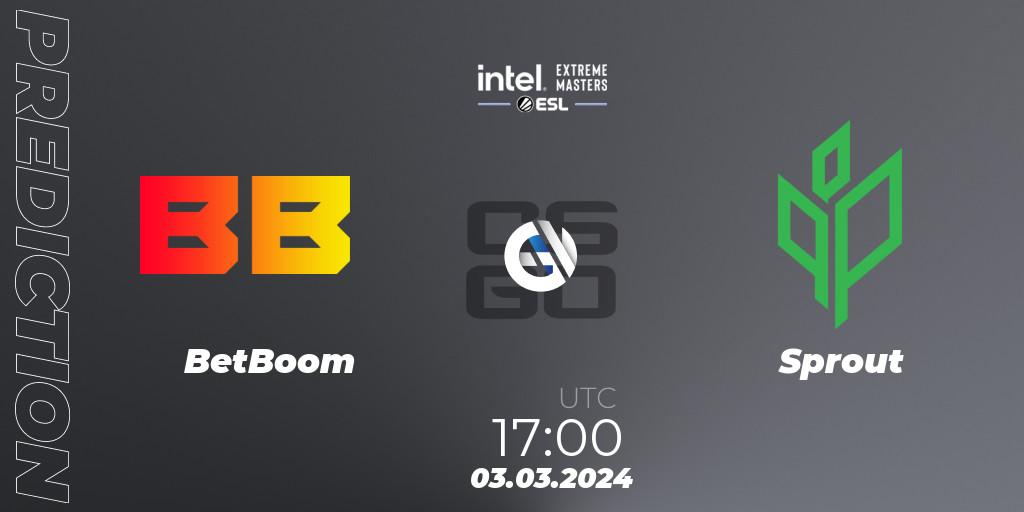 BetBoom contre Sprout : prédiction de match. 03.03.24. CS2 (CS:GO), Intel Extreme Masters Dallas 2024: European Open Qualifier #1