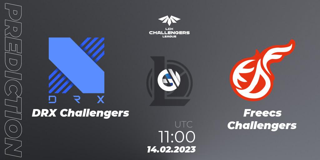 DRX Challengers contre Freecs Challengers : prédiction de match. 14.02.2023 at 11:00. LoL, LCK Challengers League 2023 Spring