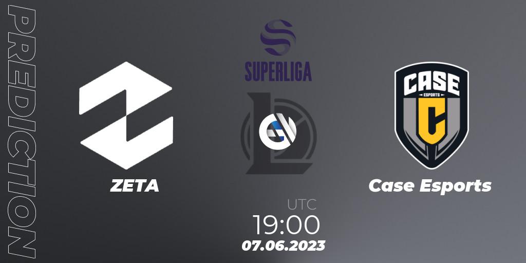 ZETA contre Case Esports : prédiction de match. 07.06.2023 at 19:00. LoL, LVP Superliga 2nd Division 2023 Summer