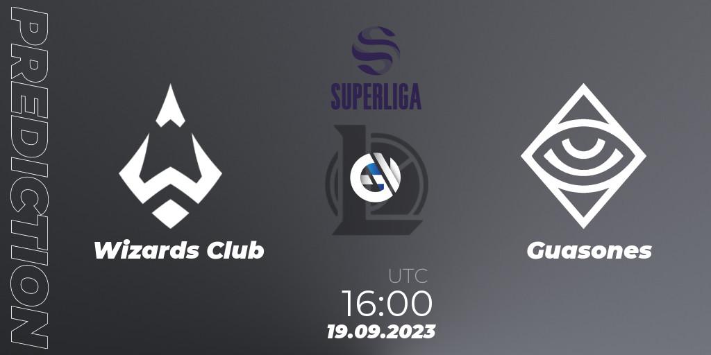 Wizards Club contre Guasones : prédiction de match. 18.09.23. LoL, LVP SuperLiga 2024 - Promotion