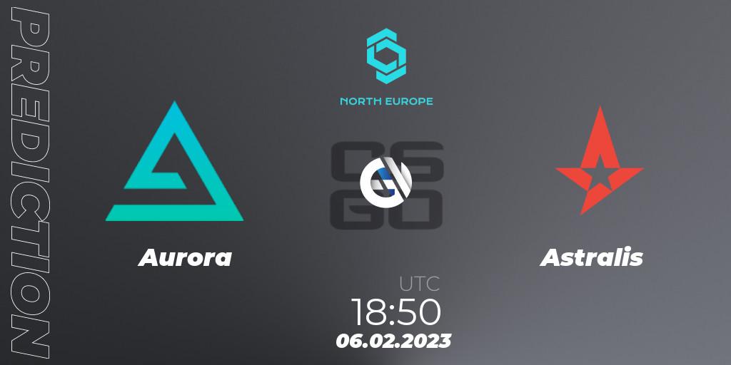 Aurora contre Astralis : prédiction de match. 06.02.23. CS2 (CS:GO), CCT North Europe Series #3