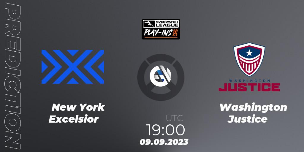 New York Excelsior contre Washington Justice : prédiction de match. 09.09.23. Overwatch, Overwatch League 2023 - Play-Ins