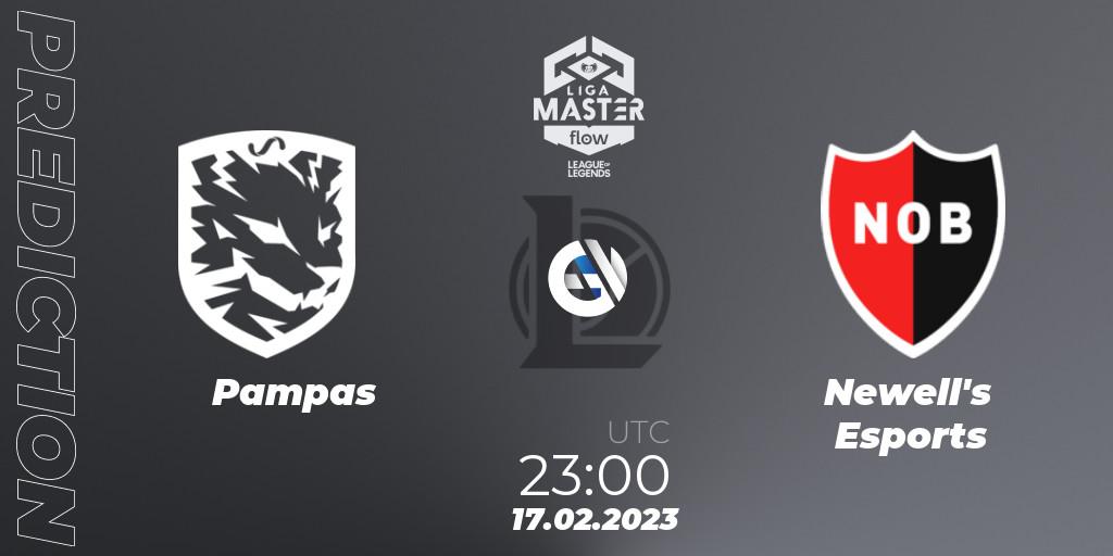 Pampas contre Newell's Esports : prédiction de match. 17.02.23. LoL, Liga Master Opening 2023 - Group Stage