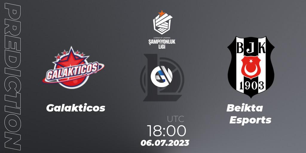 Galakticos contre Beşiktaş Esports : prédiction de match. 06.07.2023 at 18:00. LoL, TCL Summer 2023 - Group Stage