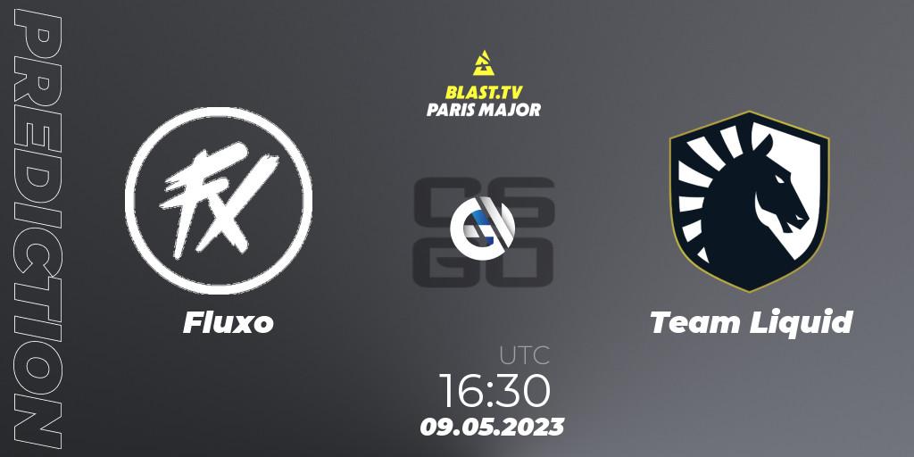 Fluxo contre Team Liquid : prédiction de match. 09.05.2023 at 16:10. Counter-Strike (CS2), BLAST Paris Major 2023 Challengers Stage