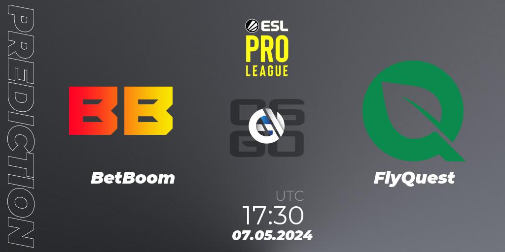 BetBoom contre FlyQuest : prédiction de match. 07.05.24. CS2 (CS:GO), ESL Pro League Season 19
