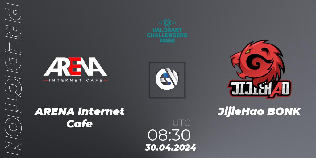 ARENA Internet Cafe contre JijieHao BONK : prédiction de match. 30.04.2024 at 08:30. VALORANT, VALORANT Challengers 2024 Oceania: Split 1