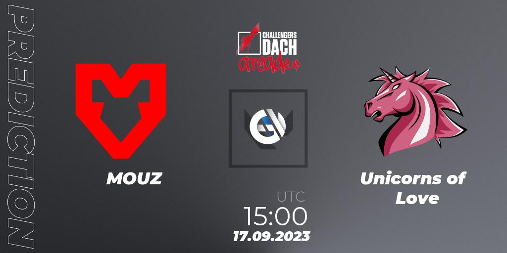 MOUZ contre Unicorns of Love : prédiction de match. 17.09.23. VALORANT, VALORANT Challengers 2023 DACH: Arcade